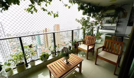 Apartamento com 3 quartos à venda na Avenida Sapé, 911, Manaíra, João Pessoa por R$ 1.380.000