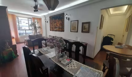 Apartamento para venda 85 metros quadrados 3 quartos na quadra da praia em Pompéia - Santos - SP