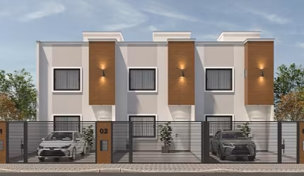 Casa  duplex - Sobrado geminado 2 suites .