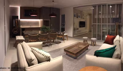 Apartamento para Venda em Uberlândia, Martins, 4 dormitórios, 4 suítes, 5 banheiros, 3 vagas