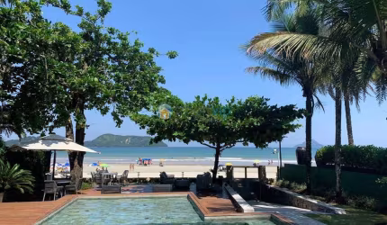 Casa Pé na Areia em Condomínio de Luxo em Juquehy com 4 Suítes e Piscina Privativa