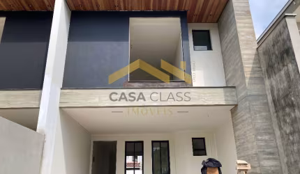 Sobrado geminado novo com 03 suítes no bairro Glória em Joinville!