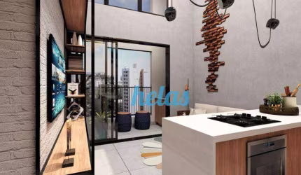 Apartamento com 1 dormitório à venda, 46 m² por R$ 423.776,65 - Alvinópolis - Atibaia/SP