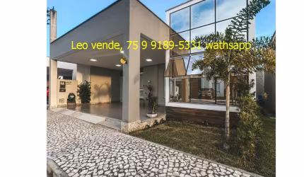 Linda casa,Sim, 34 suíte, goumert, mobiliada.