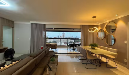 Apartamento para venda em Vila Mendonça de 142.00m² com 3 Quartos e 3 Suites
