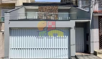 Sobrado para venda em Vila Scarpelli de 244.00m² com 3 Quartos, 2 Suites e 5 Garagens