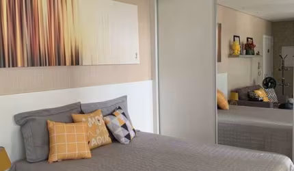 Apartamento para alugar em Loteamento Mogilar de 43.00m² com 1 Quarto, 1 Suite e 1 Garagem