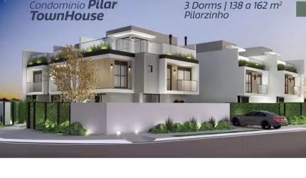 Sobrado para venda em Pilarzinho de 150.00m² com 3 Quartos e 1 Suite