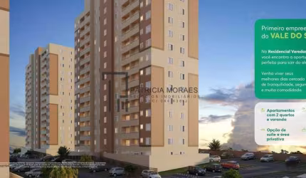 Residencial Veredas, no Vale do Sereno: Apartamentos 2 dormit. 43,56m²