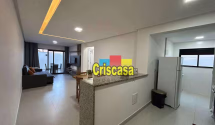 Apartamento com 2 dormitórios para alugar, 90 m² por R$ 4.540,80/mês - Costazul - Rio das Ostras/RJ