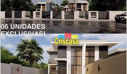 Casa com 3 dormitórios à venda, 95 m² por R$ 600.000,00 - Costazul - Rio das Ostras/RJ
