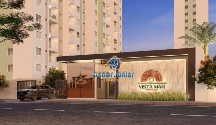UMA EXPERIÊNCIA COM VISTA PARA O MAR! Apartamento com 2 Suítes, 47 m² por R$ 332.000,00 - Praia do Futuro - Fortaleza/CE