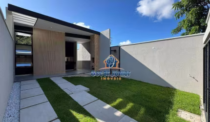 Luxo, Conforto e Qualidade, Casa Plana com 3 Suítes Fino  Acabamento 116m²  por R$435.000,00 - Messejana - Fortaleza/CE