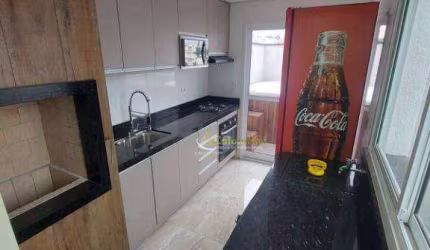 Cobertura com Jacuzzi com 3 dormitórios à venda, 124 m² por R$ 798.000 - Vila Scarpelli - Santo André/SP