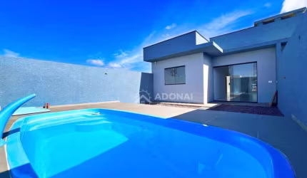 Casa com Piscina, 3 dormitórios à venda, 85 m² por R$ 530.000 - Eliana - Guaratuba/PR