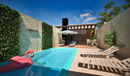 Casa Nova com Piscina, 3 dormitórios à venda, 125 m² por R$ 880.000 - Brejatuba - Guaratuba/PR