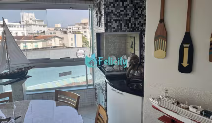 Apartamento com 3 dorms, 2 suítes, 2 vagas, 100m2 na Praia do Tombo