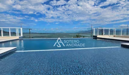 Apartamento com vista para a belíssima praia Massaguaçu