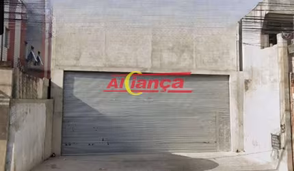 Salão para alugar, 250m² - porta automatizada - Cidade Serôdio - Guarulhos/SP
