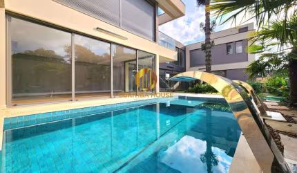 Magnífica casa altíssimo padrão com 4 suítes, espaço gourmet, piscina, amplo terreno no Camilo Real condominium