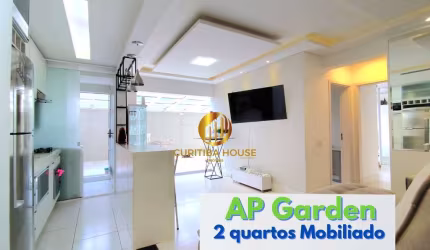 Lindo apartamento garden modiliado com 2 quartos no Residencial Campo Alegre