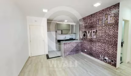 Apartamento com 2 quartos para alugar na Rua Verginio Belgini, Loteamento Santo Antônio, Itatiba, 59 m2 por R$ 1.600