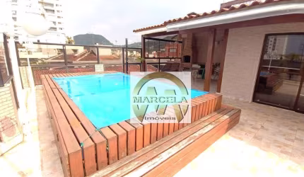 Cobertura Penthouse com 3 dormitórios à venda, 180 m² por R$ 1.000.000 - Praia da Enseada - Guarujá/SP