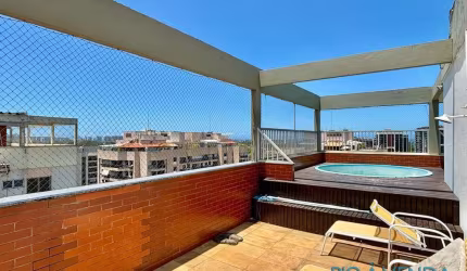 Grande cobertura linear à venda na Barra da Tijuca