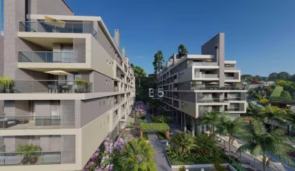 Apartamento com 2 quartos(sendo uma suíte) 71m/2 de área privativa, com 2 vagas de garagem - Mossunguê - Frente ao Parque Barigui