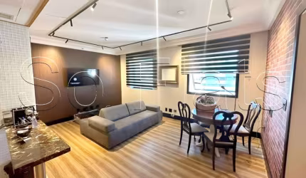 Flat Tryp Higienópolis disponível para venda com 60m², 02 dorms e 01 vaga de garagem