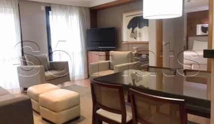 Flat no George V Pinheiros com 2 dorms disponível para locação na Zona Oeste