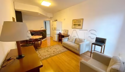 Flat Le Bougainville 1 dormitório e 1 vaga disponível para locação em Alphaville.