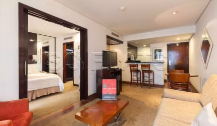 Flat George V Itaim disponivel para venda, 1 dormitório e 1 vaga de garagem