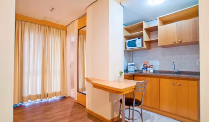 Apartamento Blue Tree Santo André com 44m², 1 dormitório e 1 vaga para locação.