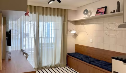 Residencial Limited Pinheiros, apto disponível para locação com 34m², 1 dormitório sendo 1 vaga.