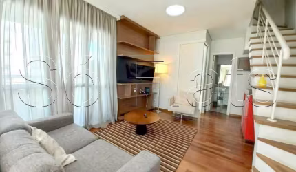 Flat Estanconfor Villa Olímpia disponível para venda com 125m², 03 dorms e 02 vagas de garagem