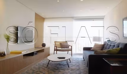 Apto para locação com 80m², Horizonte Jk no Itaim Bibi totalmente mobiliado e com serviços.