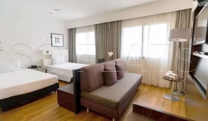 Flat Comfort Alphaville, disponível para venda com 28m², 1 dormitório e 1 vaga