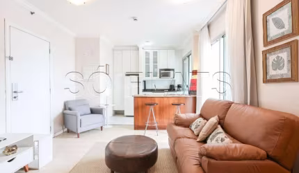 Flat Quality Bela Cintra disponível para venda com 45m², 01 dorm e 01 vaga de garagem