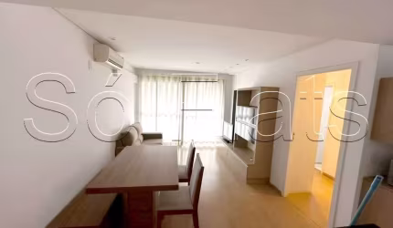 Residencial L'Espace Ajaccio, flat disponível para locação contendo 52m², 1 dormitório e 1 vaga.