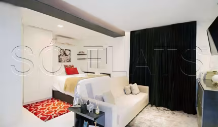 Residencial Mood, disponível para locação, com 49m², 1 dormitório e 1 vaga de garagem.