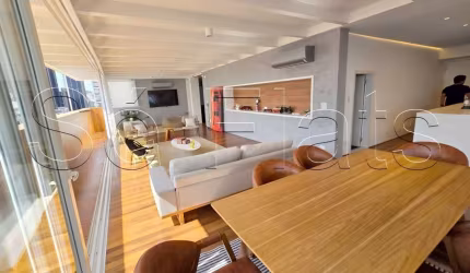 Residencial Pamplona, cobertura disponível para locação contendo 204m², 2 dormitórios e 1 vaga.