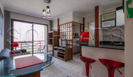 Prime Boulevard, flat disponível para locação contendo 34m², 01 dormitório e 01 vaga de garagem.
