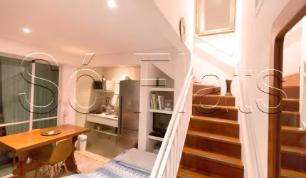 Cobertura disponível para locação no Estanconfor Villa Paulista com 123m², 2 dormitórios e 2 vagas.