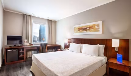 Apartamento mobiliado e com serviços no Tryp Nações Unidas