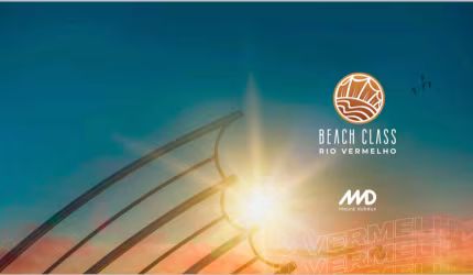 Beach Class Rio Vermelho - Apartamento 1/4 suíte e vaga rotativa