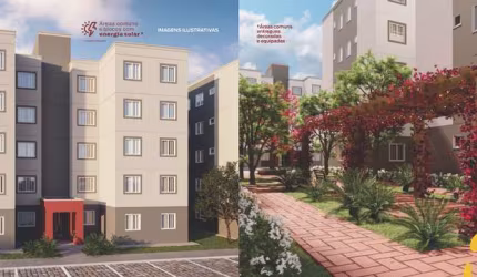 Apartamento residencial para Venda em condominio fechado, Sim, Feira de Santana, 2 quartos, 1 sala, 1 banheiro, 1 vaga, 40m² área total.