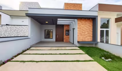 Casa com 3 dormitórios à venda, 105 m²  - Condomínio Village Moutonnée - Salto/SP