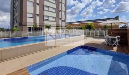 Ed. Nova Granja - 2 dorms, varanda fechada vidro, vista Fazendinha!