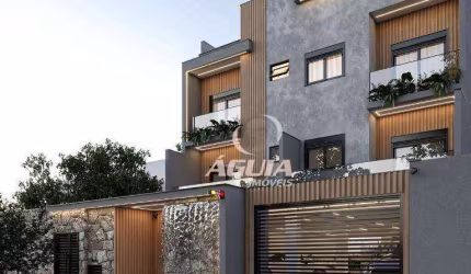 Cobertura com 3 dormitórios à venda, 77 m²+ 77 m² por R$ 1.130.000 - Vila Pires - Santo André/SP